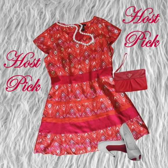 Ashley Stewart Dresses & Skirts - “Plus” Ashley Stewart Shades of Red Dress Size 24